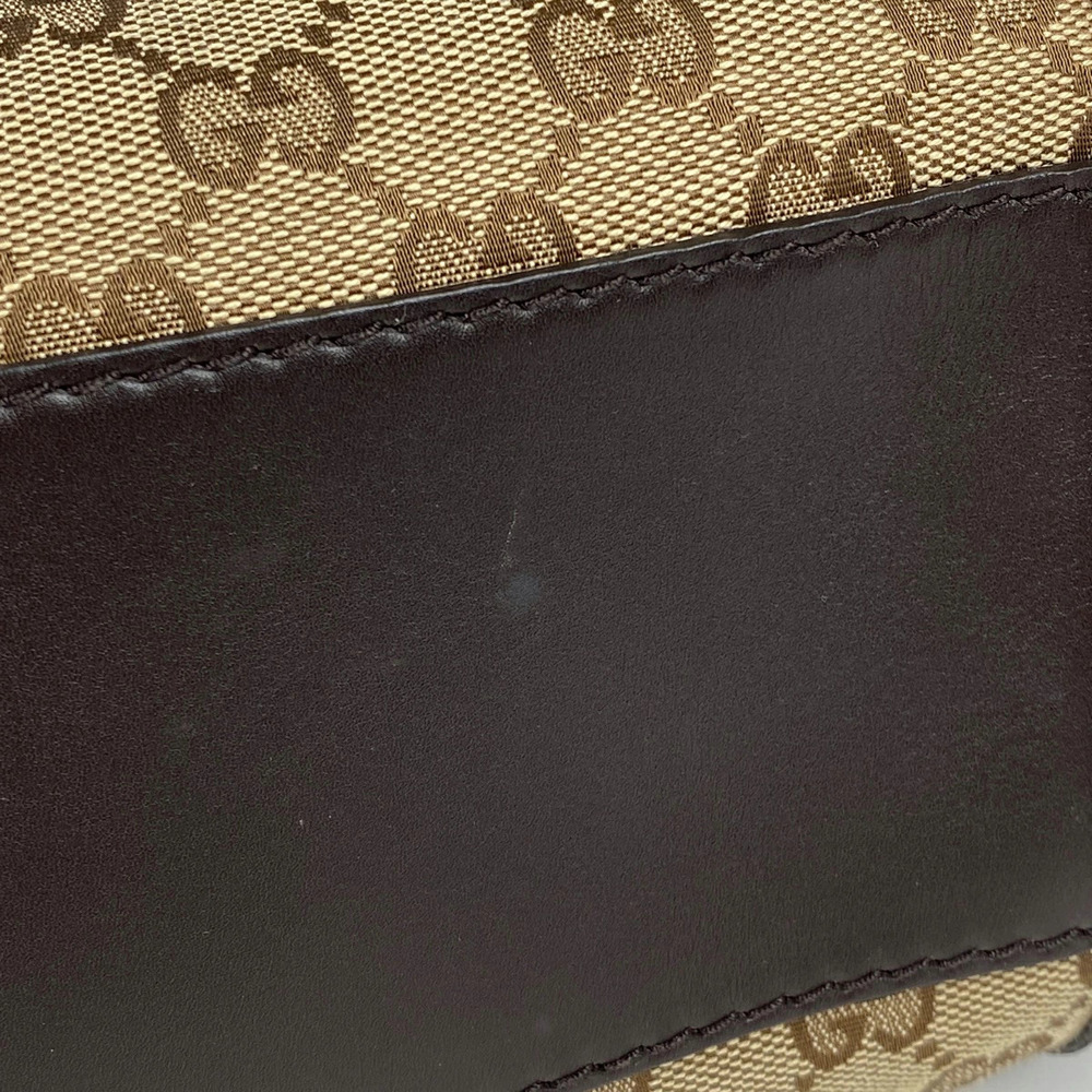 Gucci GG Shoulder Bag Hobo interlocking GG canvas brown - Picture 4 of 7